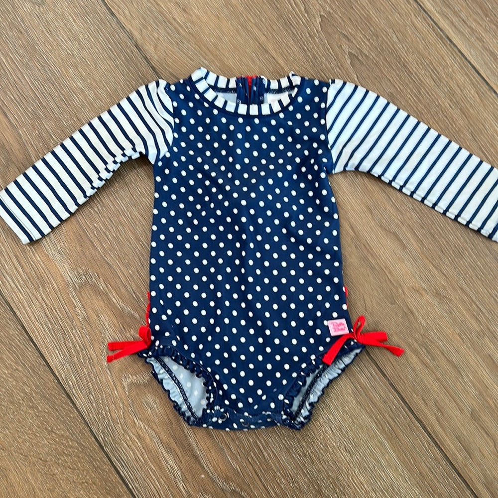 Ruffle Butts baby girl swim suit. Size 18-24 months.